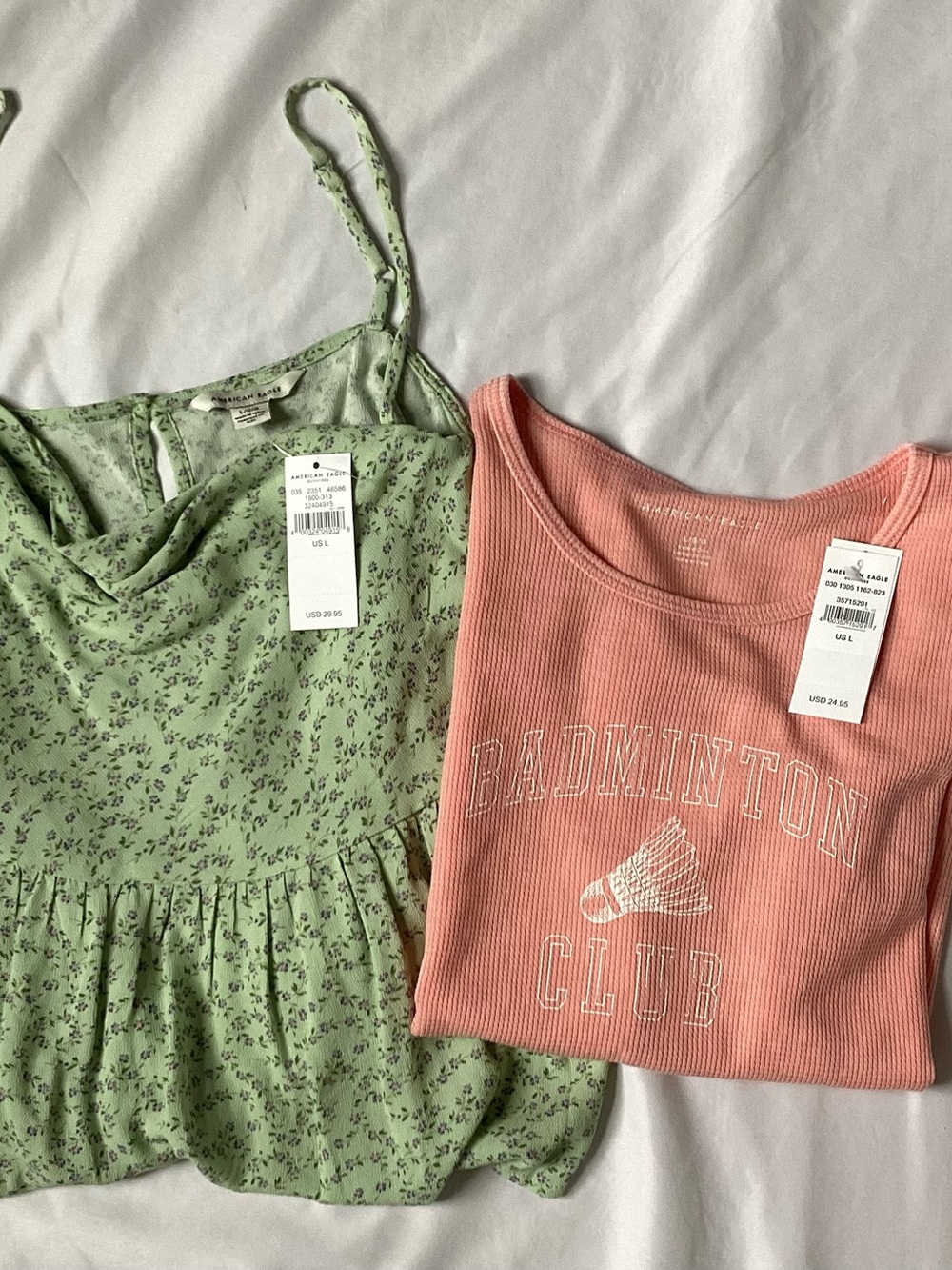 American Eagle Ladies Set of NWT Tops Size L